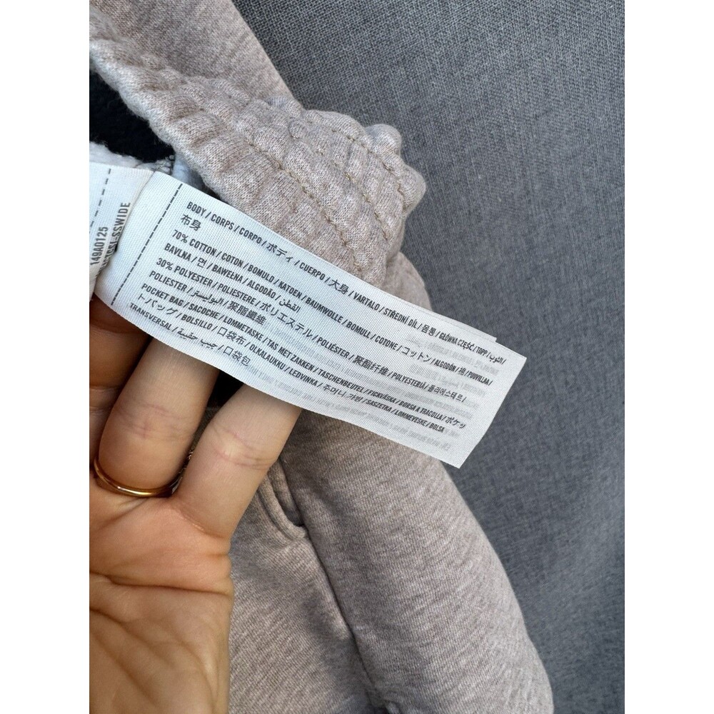 Abercrombie‎ & Fitch Women’s Large Beige Sweatshorts - Picture 8 of 8
